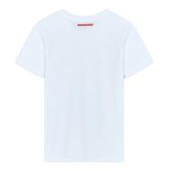 T-shirt Blanc Fille Teddy Smith Line vue 2