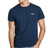 T-shirt Marine Homme Pepe Jeans Original Basic 508212 pas cher