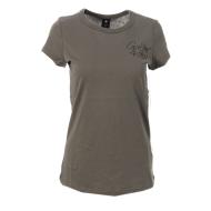 T-shirt Gris Femme G-Star RAW Handwritten pas cher
