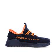 Kaporal Dofini Boys’ Navy/Orange Trainers Photo of the Espace des Marques %store% store - view of %key%