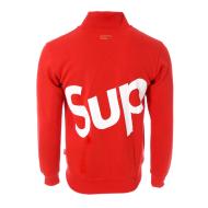 Sweat Zippé Rouge Homme Supreme Grip Susy vue 2