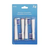 X4 Brossettes de Rechange Prodental Triple Action pas cher