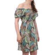 Robe Kaki à feuilles Femme Vero Moda Easy