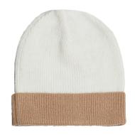 Bonnet Blanc/Marron Fille Tommy Hilfiger Beanie vue 2