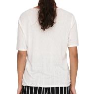 T-shirt Blanc Femme JDY Faustina vue 2