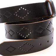 Ceinture Marron Foncé Femme Von Dutch CHARMS vue 2