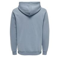 Sweat à Capuche Bleu Clair Homme Only & Sons Ceres vue 2
