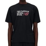 T-shirt Noir Homme New Balance Brand pas cher