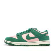 Baskets Roses/Vertes Homme Nike Dunk Low Retro pas cher