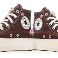Baskets Marrons Femme Converse Chuck Taylor All Star Lift A08174C vue 7