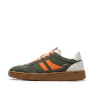 Baskets Kaki/Orange Homme Teddy Smith 120310 pas cher