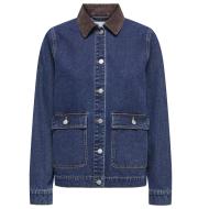 Veste en Jean Bleu Femme JDY Ella Pocket pas cher