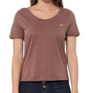 T-shirt Marron Femme Kaporal Final