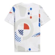 T-shirt Blanc/Bleu/Rouge Homme Puma 624153 pas cher