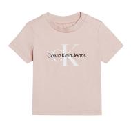 T-shirt Rose Fille Calvin Klein Jeans Monogram pas cher