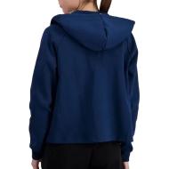Sweat Zippé Bleu Femme Le Coq Sportif Hoody vue 2