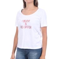 T-shirt blanc femme Pieces Pcrina pas cher