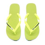 Tongs Verte Mixte Havaianas Brasil Layers vue 3