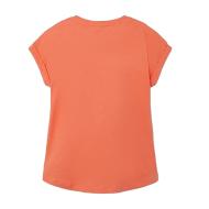 T-shirt Orange Fille Name it Famma vue 2