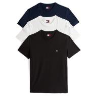 3x T-Shirt Noir/Marine/Blanc Homme Tommy Hilfiger DM0DM21579 vue 2