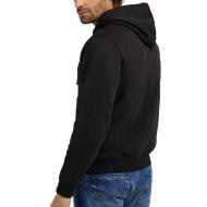 Sweat à capuche Noir Homme Guess Ander vue 2