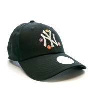 Casquette Noire Femme New Era Flower vue 2