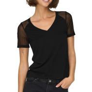 T-Shirt Noir Femme JDY Stinne