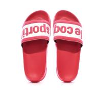 Pink/Weiße Steppschuhe für Frauen Le Coq Sportif Slide Wording Ansicht 3