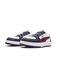 Baskets Blanches/Bordeaux/Noires Garçon Puma Caven vue 6