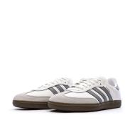 Samba Baskets Blanches/Grises Garçon/Fille Adidas vue 6