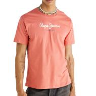 T-shirt Rouge Homme Pepe jeans Eggo AQW