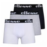 X3 Boxers Blanc/Gris/Noir Homme Ellesse SJ00456 pas cher