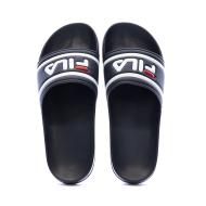 Claquettes Marines/Blanches Homme Fila Slipper vue 3