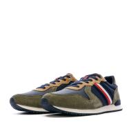Baskets Kaki/Marine Homme Tommy Hilfiger Iconic Runner Mix vue 6