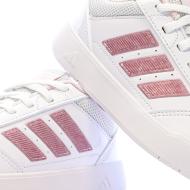 Baskets Blanc/Rose Enfant Adidas Tensaur vue 7