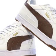 Zapatillas blancas/marrón oscuro para hombre Puma Caven III ver 7