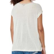 T-shirt Blanc Femme Kaporal Smooth vue 2