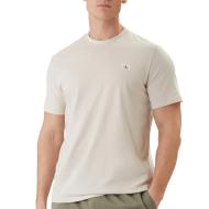 T-Shirt Beige Homme Calvin Klein Jeans Badge L4G