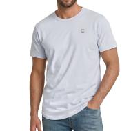 Camiseta blanca de hombre G-Star RAW con logotipo