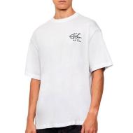 T-Shirt Blanc Homme Calvin Klein Jeans Monolog pas cher