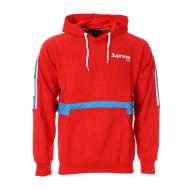 Sweat à Capuche Rouge/Bleu Homme Supreme GripHalo