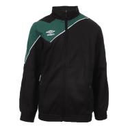 Sweat zippé Noir/Vert Enfant Umbro Division