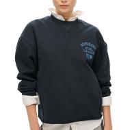 Sweat Marine Femme Superdry Crop pas cher