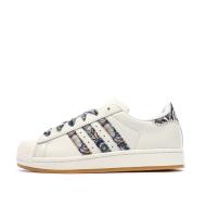 Baskets Blanc Cassé/Multicolore Fille/Femme Adidas Superstar pas cher