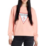 Sweat Rose Femme Guess Original Fleece pas cher