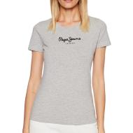 T-shirt Gris Femme Pepe Jeans New Virginia