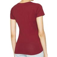 T-Shirt Bordeaux Femme Pepe jeans Virginia vue 2