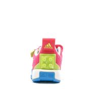 Baskets Roses Enfant Adidas Lego vue 3