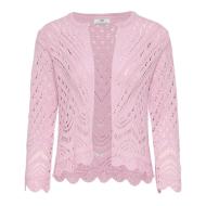Cardigan Rose Femme JDY Sun 3/4 Cropped