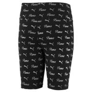 Puma Ess+ Script – Schwarze Shorts für Mädchen Ansicht 2